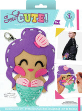 AMERICAN CRAFTS | Sew Cute! Felt Backpack Clip Kit - Mermaid