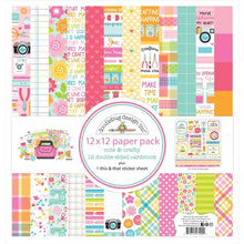 DOODLEBUG DESIGN | Double Sided Cardstock Paper Pack - Cute and Crafty, 12"x12"