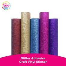 THE HAPPY STATION | Glitter Adhesive Craft Vinyl Sticker