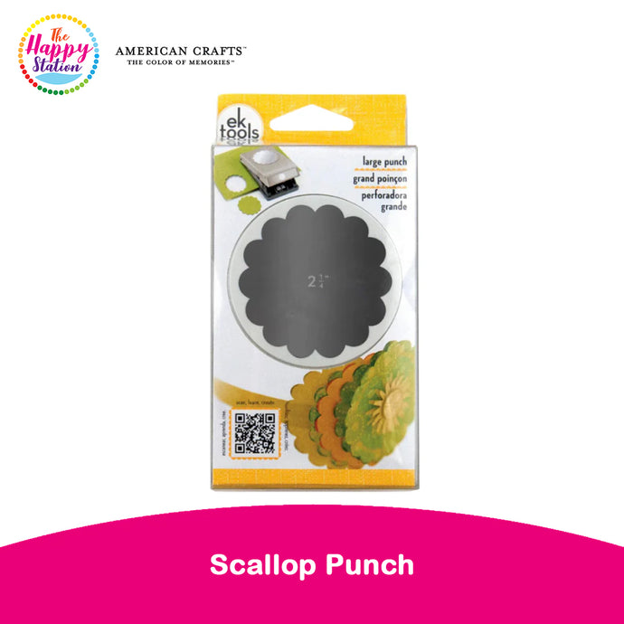 AMERICAN CRAFTS | EK Tools - Scallop Punch, 2.25