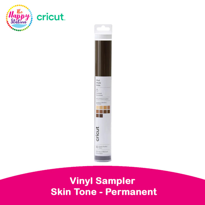 CRICUT | Vinyl Sampler, Skin Tone - Permanent (10 ct)