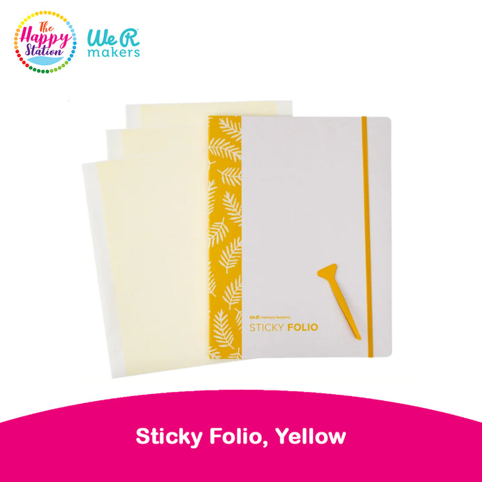 WE R MAKERS | Sticky Folio, Yellow