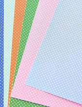 DOODLEBUG DESIGN | Swiss Dot Rainbow Petite Prints Paper Pad, 6"x6"