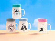 ULTIMA | Sublimation Frosted Glass Mason Jar w/ handle and silicone Lid, 20oz/600ml