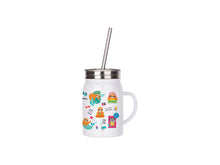 ULTIMA | Sublimation Stainless Steel Mason Tumbler with Straw, 17oz/500ml