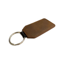 ULTIMA | Engraving Barrel Leather Keychain, 4x7.5cm
