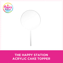 THE HAPPY STATION | Acrylic Cake Topper