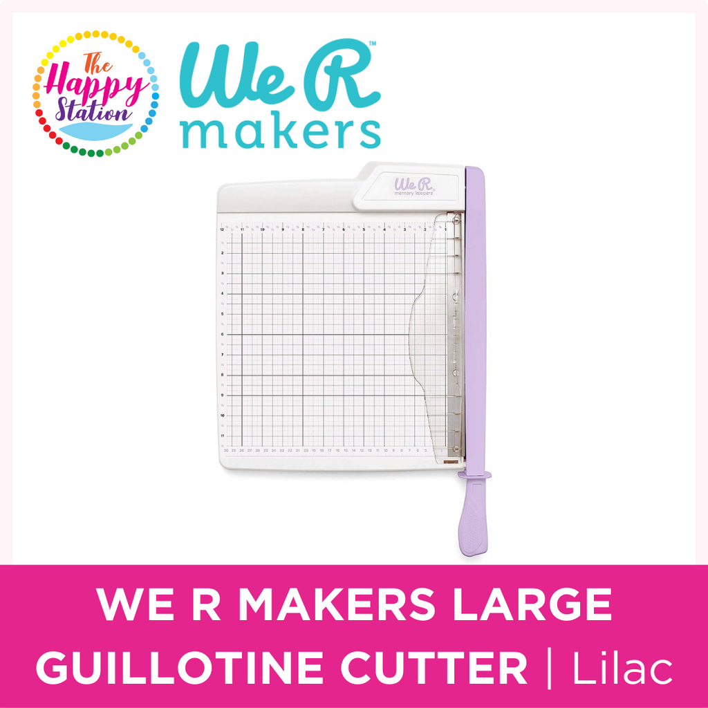 We R Memory Keepers-Guillotine Cutter, Lilac, Guillotine Paper Cutter Heavy  Duty Guillotine Plastic Cutter Guillotine Paper Cutter Book Binding Paper