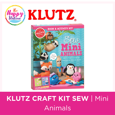 KLUTZ | Craft Kit Sew, Mini Animals