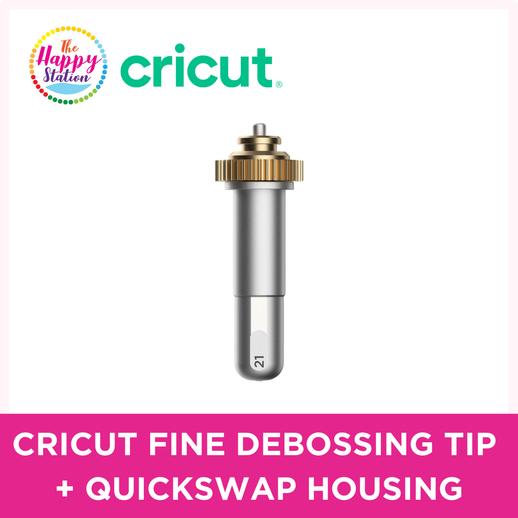 Fine Debossing Tip + Quick Swap Housing Compatible With Cricut