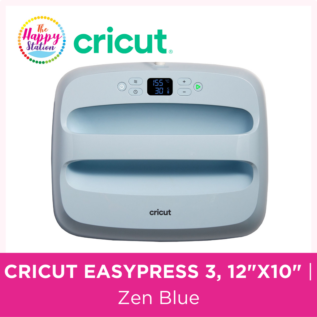 Cricut EasyPress 3 12 x 10 with Mat - Zen Blue