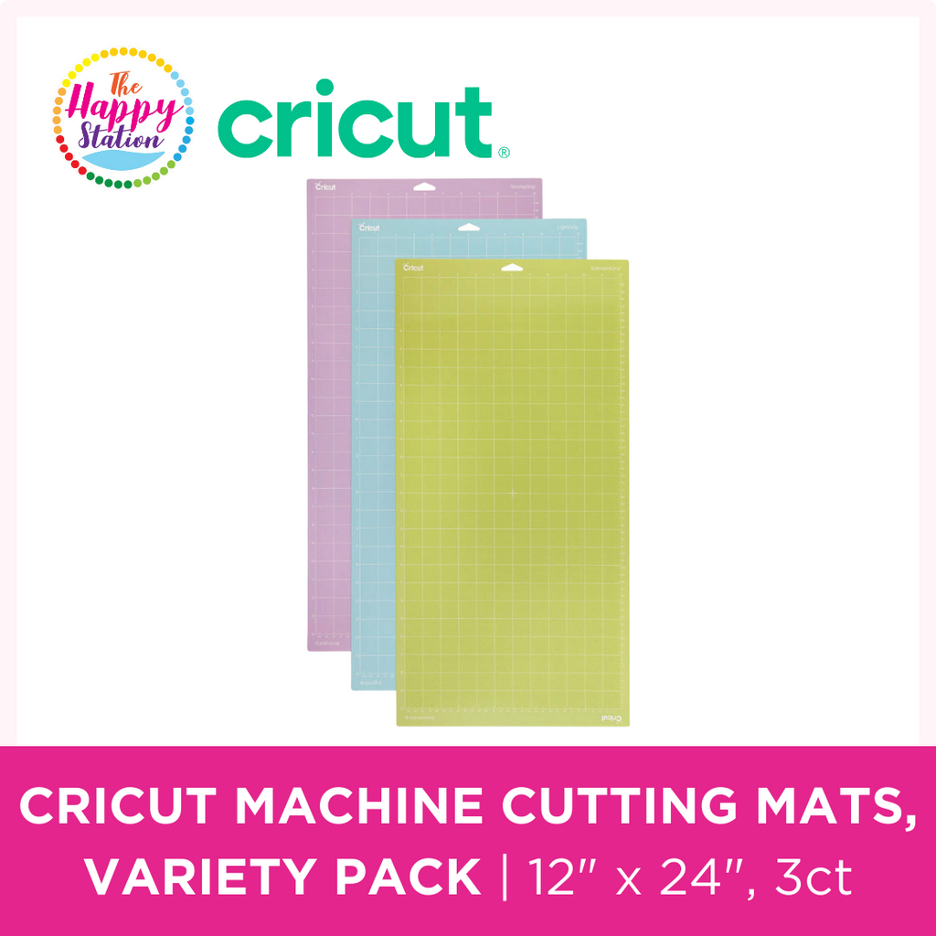 Cricut 12x24 Cutting Mat Variety - Strong,Light,Standard, The Happy  Station