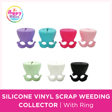 THE HAPPY STATION | Silicone Vinyl Scrap Weeding Collector with Ring