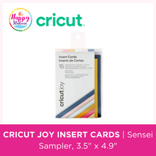 CRICUT | Joy Insert Cards, Sensei Sampler, 3.5" x 4.9"