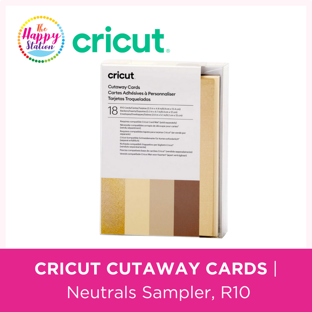 Cricut Joy Cutaway Cards ,Neutrals