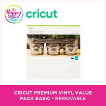 CRICUT | Premium Vinyl - Value Pack , Basic - Removable (20 ct)