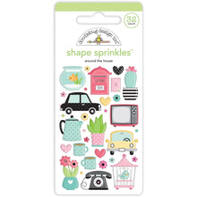 DOODLEBUG DESIGN | Adhesive Glossy Enamel Sticker, Shape Sprinkles