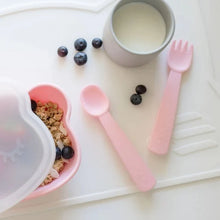 WE MIGHT BE TINY | Silicone Feedie Fork & Spoon Set