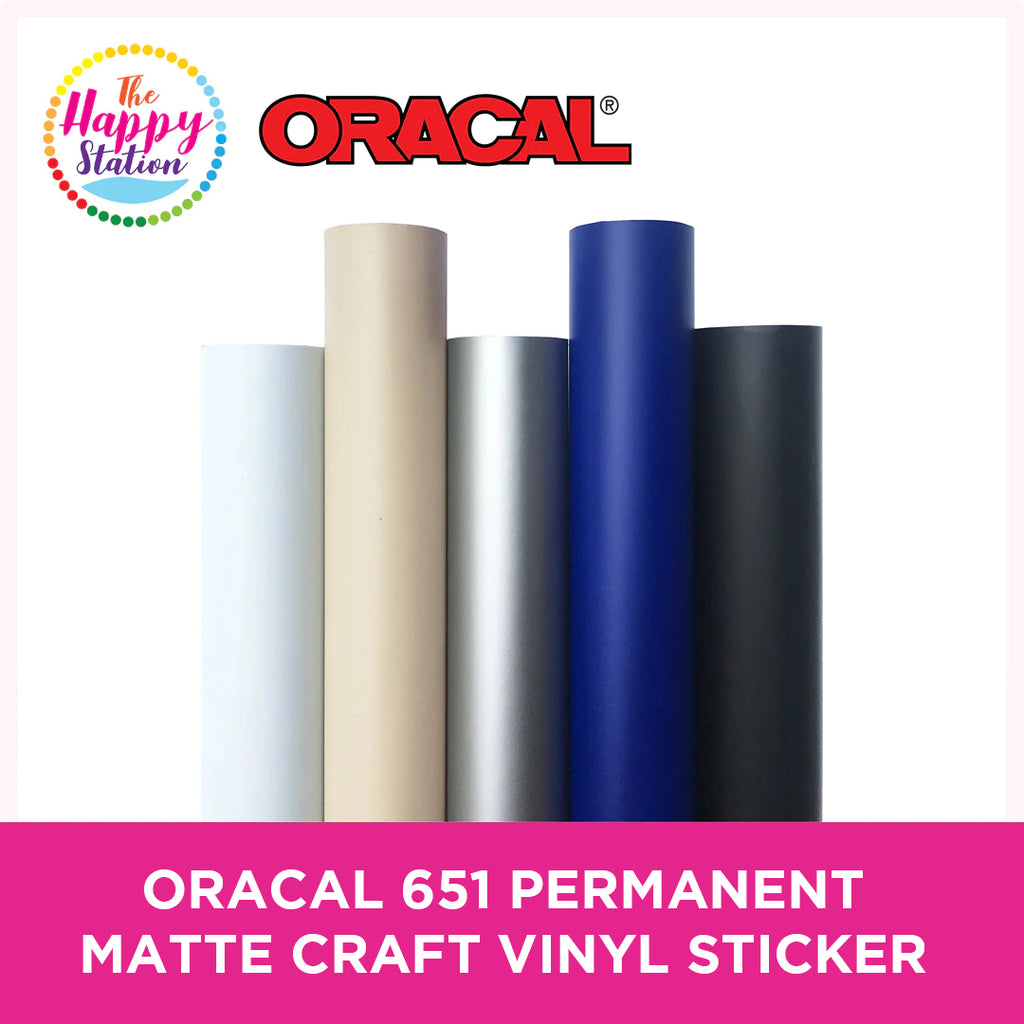 Oracal 651 Permanent Matte Vinyl (for Cricut, Silhouette