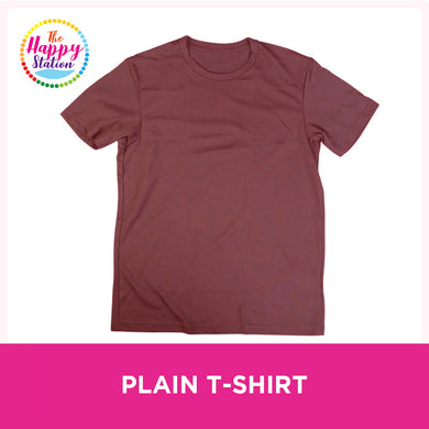 THE HAPPY STATION | Unisex Plain T-Shirt