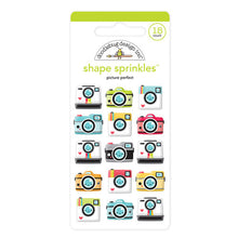 DOODLEBUG DESIGN | Adhesive Glossy Enamel Sticker, Shape Sprinkles