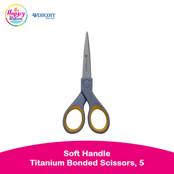 WESTCOTT | Soft Handle Titanium Bonded Scissors, Pointed - 5