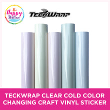 TECKWRAP | Clear Cold Color Changing Adhesive Craft Vinyl Sticker