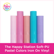 THE HAPPY STATION | Soft-PU Pastel Colors Iron On Vinyl
