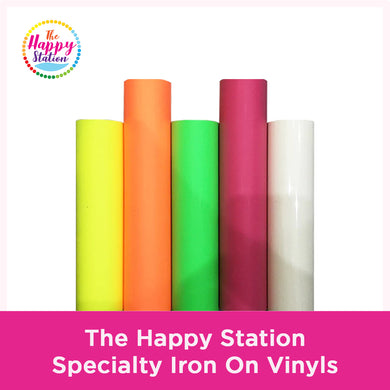 THE HAPPY STATION | Specialty Iron On Vinyls