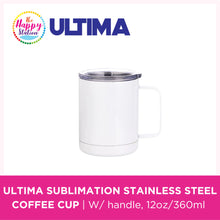 ULTIMA | Sublimation Stainless Steel Coffee Cup with handle, 12oz/360ml