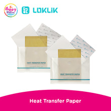 LOKLiK | Heat Transfer Paper Sheet for Dark and Light Fabric - 8 sheets