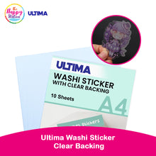 Ultima Clear Back Vinyl Stickers