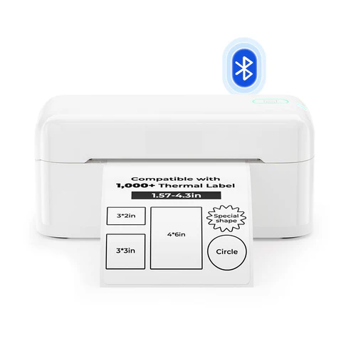 MUNBYN RealWriter 402B High-Speed Bluetooth Label Printing and Creative Sticker Making