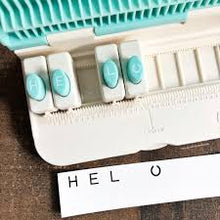 WE R MAKERS |  Word Punch Board, Uppercase