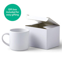 CRICUT | Stackable Ceramic Mug Blank, White - 10 oz/300 ml (4 ct)