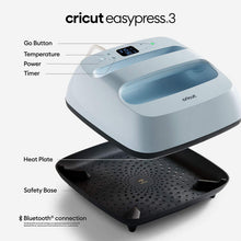 CRICUT | EasyPress 3 Heat Press Machine, Zen Blue - 9" x 9"