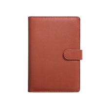 THE HAPPY STATION | Macaron Color PU Leather Cover Ring Binder Planner, A6