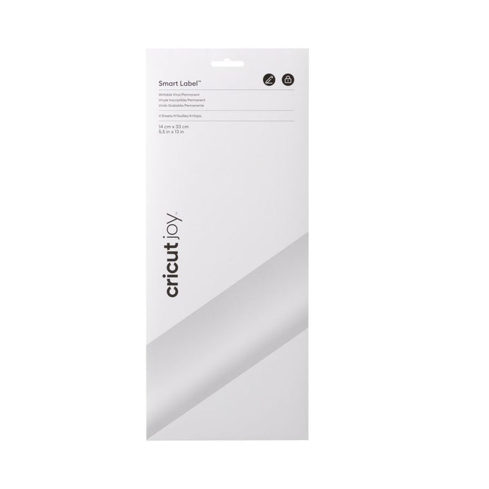 CRICUT | Joy Smart Label, Removable Writable Vinyl - Transparent, 5.5