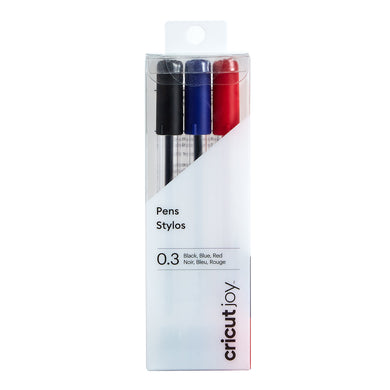 CRICUT | Joy Extra Fine Point Pens - Black/Blue/Red. 0.3mm (3ct)