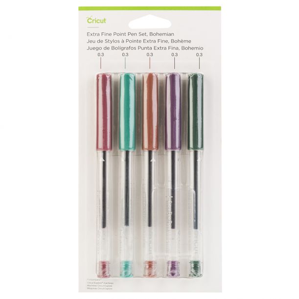 CRICUT | Extra Fine Point Pen Set, Bohemian (5 ct.)