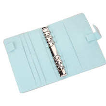 THE HAPPY STATION | Macaron Color PU Leather Cover Ring Binder Planner, A6