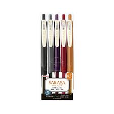 ZEBRA | Sarasa Push Clip Gel Pen - Vintage Color Set 2 (5ct)