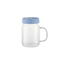 ULTIMA | Sublimation Clear Glass Mason Jar w/ handle and silicone lid, 20oz/600ml