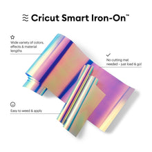 CRICUT | Smart Iron-On Vinyl - Holographic Blue, 13"x3ft