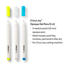 CRICUT | Joy Opaque Gel Pens 1.0 mm, Yellow/White/Blue (3 ct)