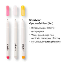 CRICUT | Joy Opaque Gel Pens -Pink/White/Orange, 1.0mm (3 ct)