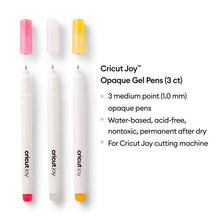 CRICUT | Joy Opaque Gel Pens 1.0 mm, Pink/White/Orange (3 ct)