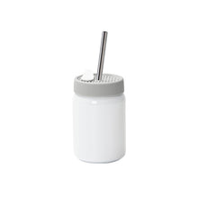 ULTIMA | Sublimation Stainless Steel - no handle mason jar w/ silicone lid, 16oz/480ml