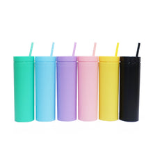 THE HAPPY STATION | Skinny Matte Pastel Colored Tumblers