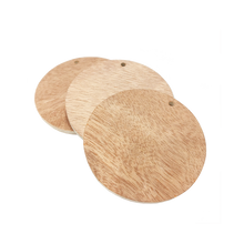 THE HAPPY STATION | Blank Wood Disc 3" Wide